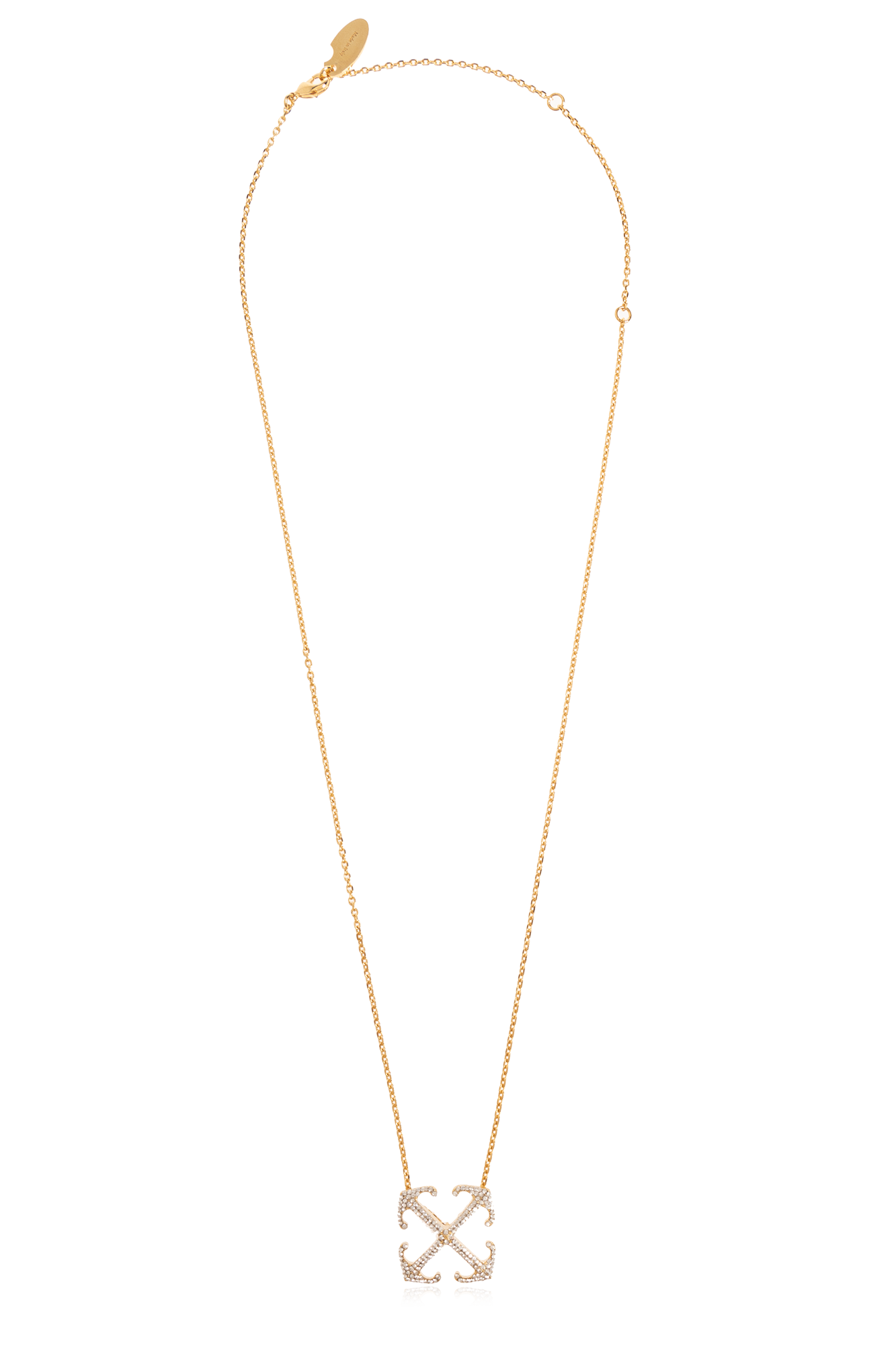 Off-White Brass necklace