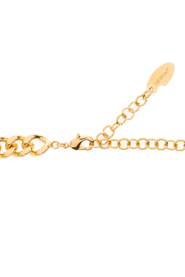 Off-White Mosiężny choker