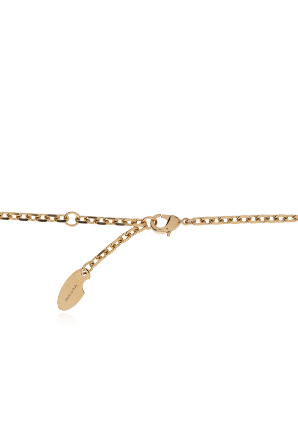 Off-White Brass necklace with pendants