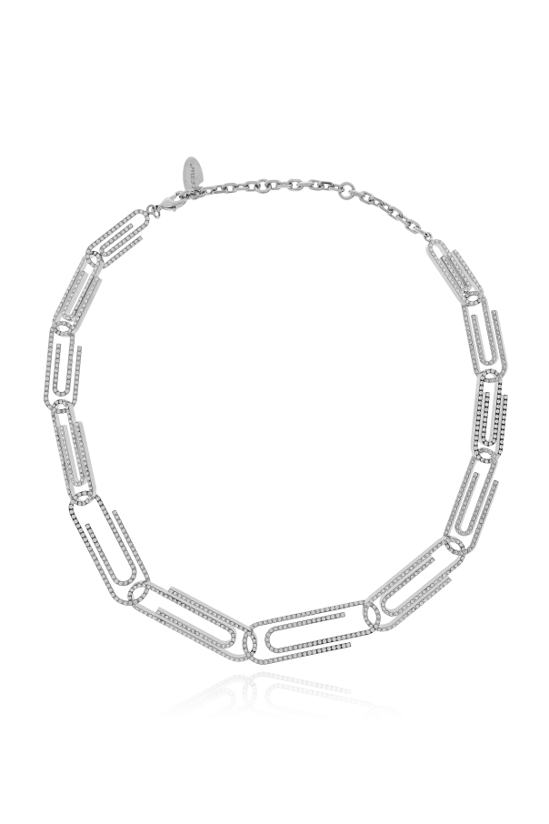 Short necklace with shimmering crystals od Off-White