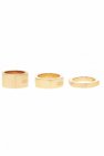 Off-White GOLD Set of 3 rings