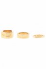 Off-White GOLD Set of 3 rings