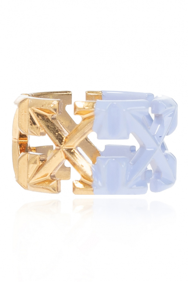 Off-White Brass ring