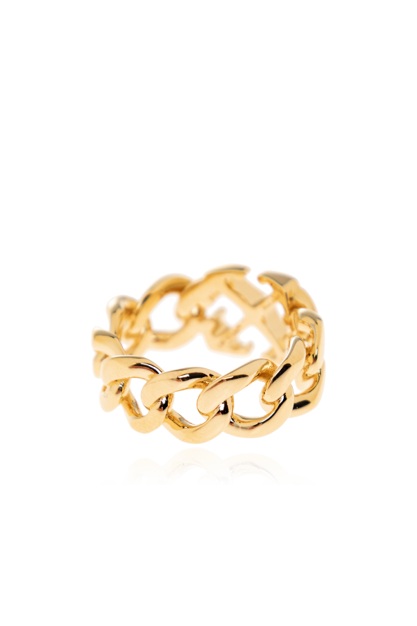 Off-White Brass ring