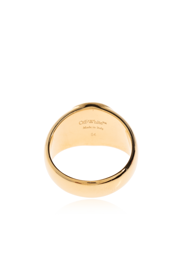 Off-White Anillo de latón