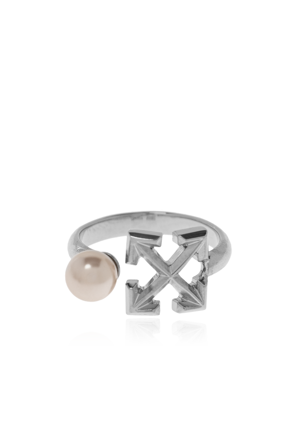 Imitation pearl ring od Off-White