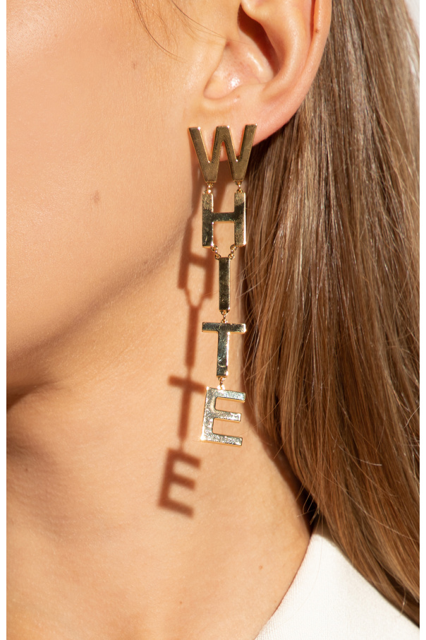 Off-White Logo-shaped earrings