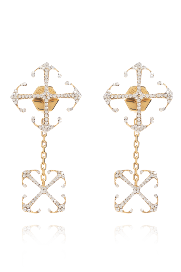 Brass earrings od Off-White