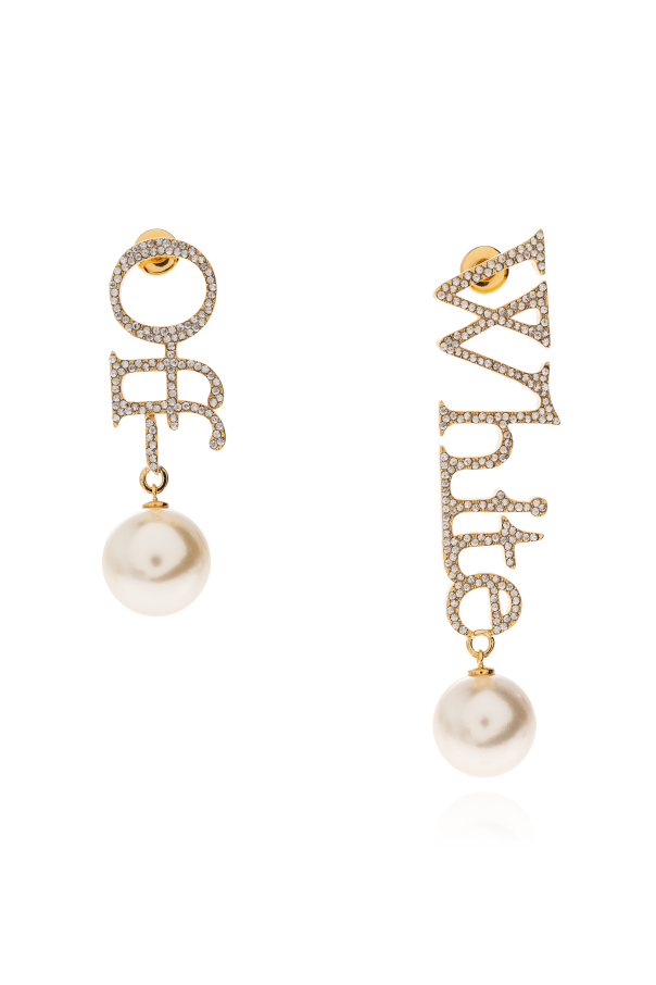 Earrings with logo od Off-White