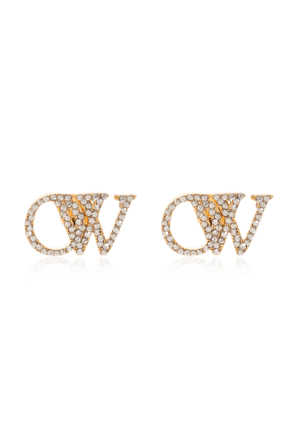 Brass earrings od Off-White