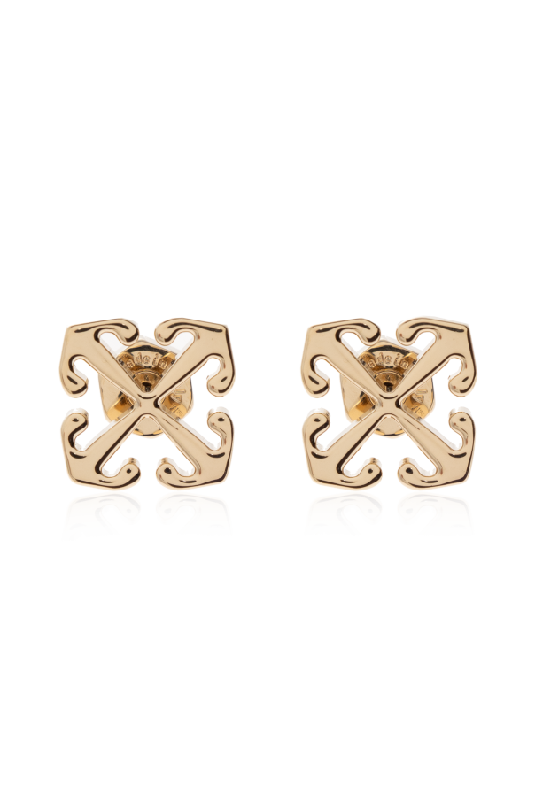 Brass earrings od Off-White