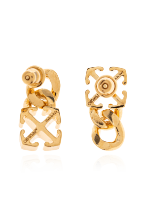 Off-White Brass Earrings