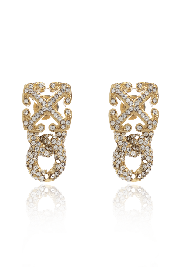 Brass earrings od Off-White