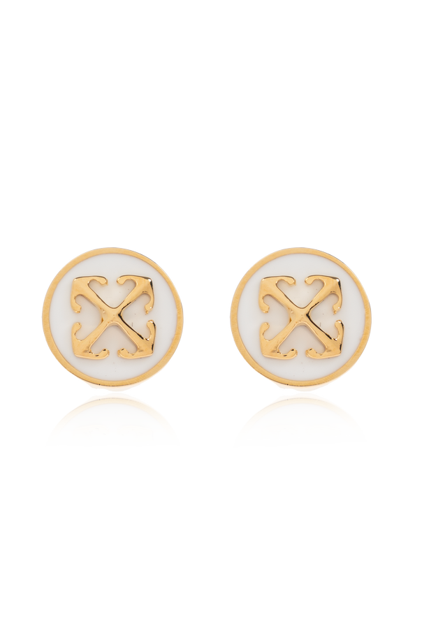 Brass earrings od Off-White