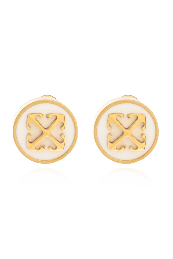 Brass earrings od Off-White