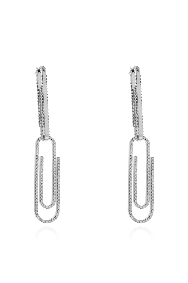 Earrings with shimmering crystals od Off-White