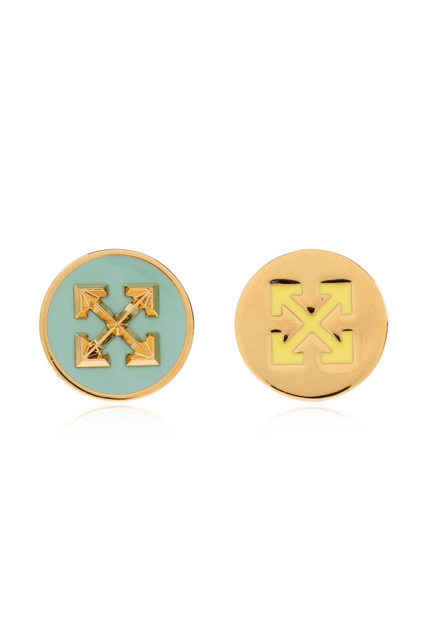Brass earrings od Off-White