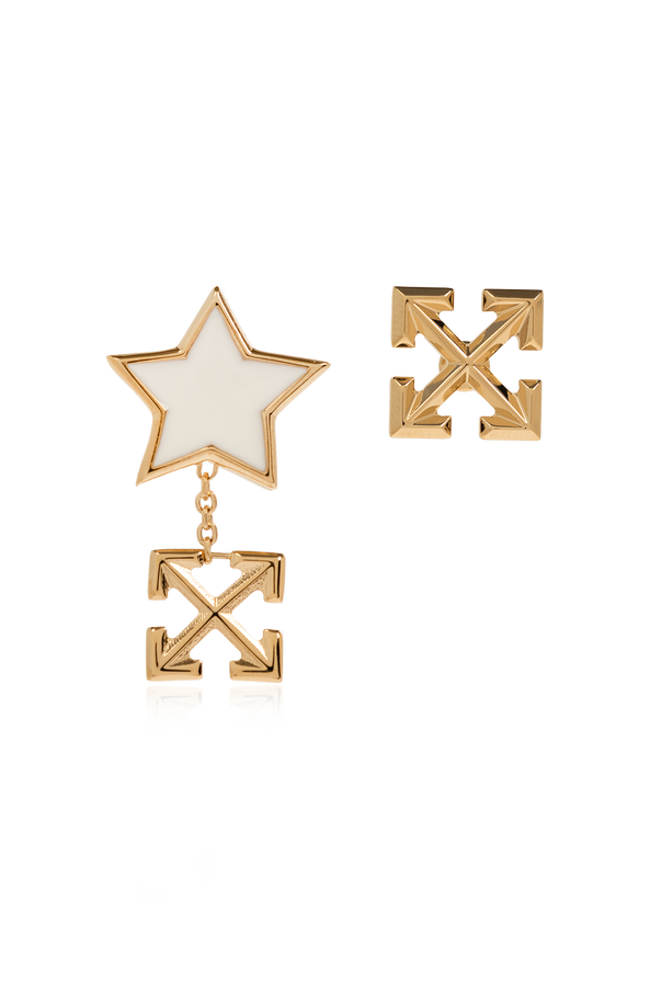 Brass earrings od Off-White