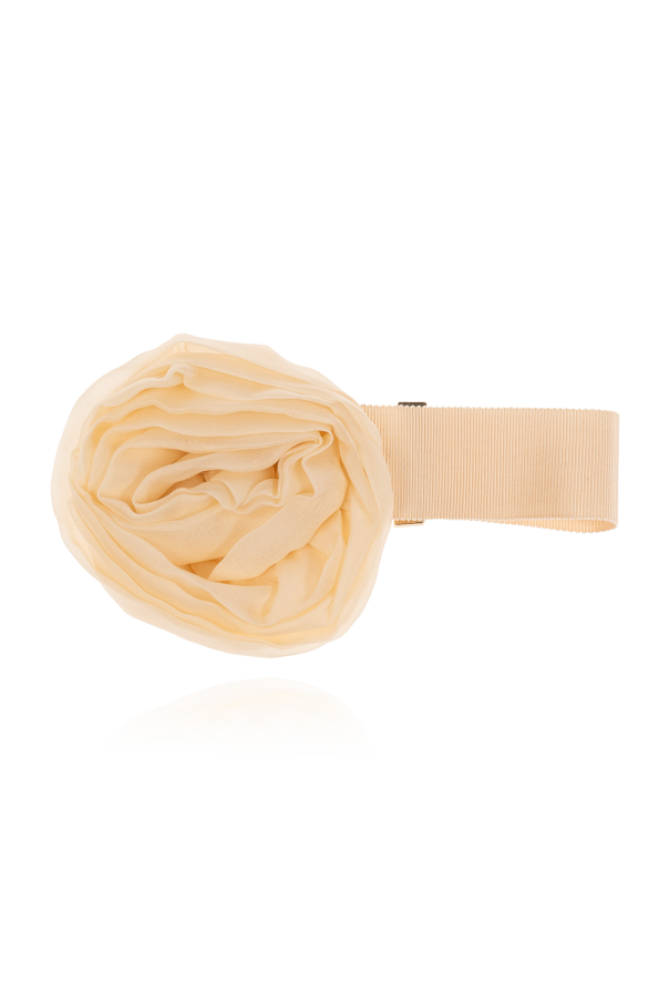 Blumarine Choker z broszką w kształcie róży