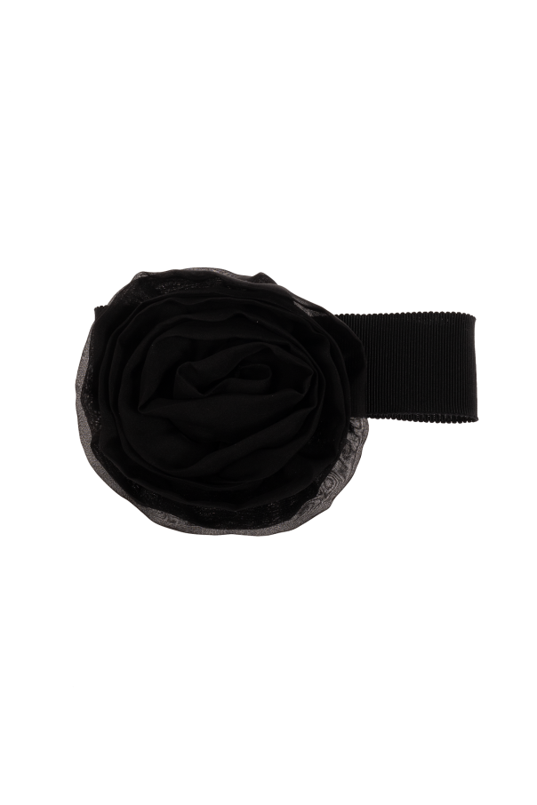 Blumarine Choker with a rose-shaped brooch