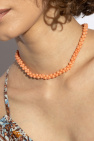 Ulla Johnson ORANGE Coral 'Bubble' Necklace
