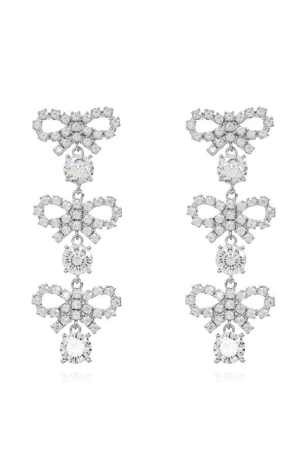 Earrings with shimmering crystals od Self-Portrait