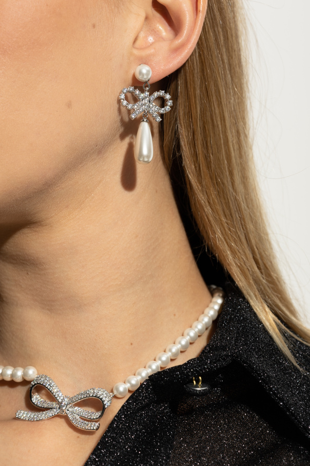 Self-Portrait Pendientes con cristales brillantes