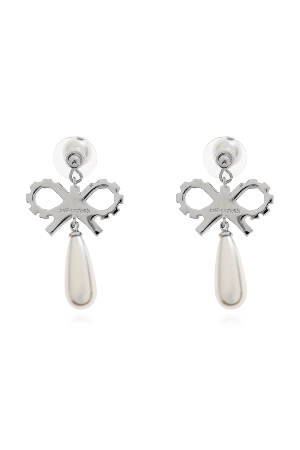 Self-Portrait Pendientes con cristales brillantes