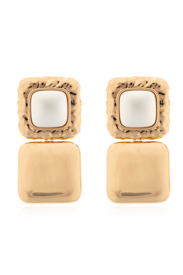 Earrings with shimmering crystals od Self-Portrait