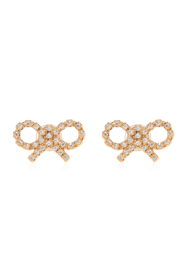 Earrings with shimmering crystals od Self-Portrait