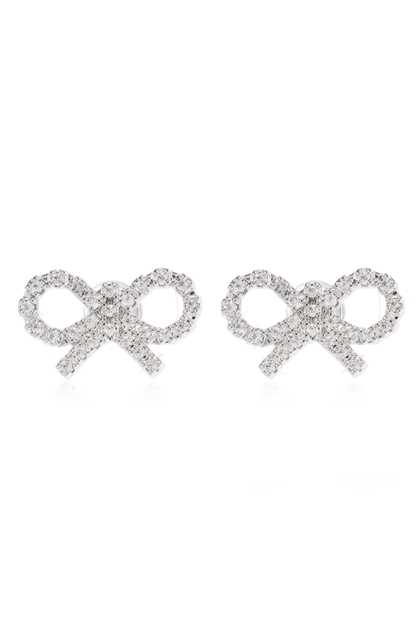 Earrings with shimmering crystals od Self-Portrait