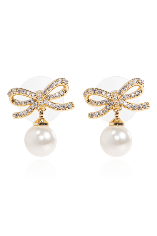 Earrings with shimmering crystals od Self-Portrait