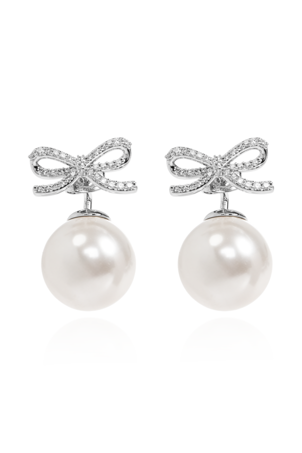 Earrings with glass pearls od Self-Portrait
