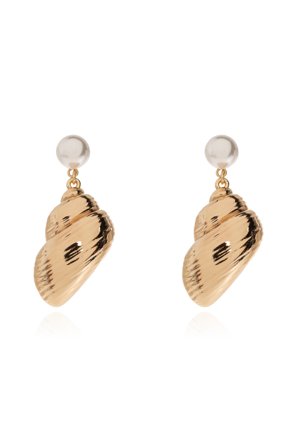 Brass earrings od Self-Portrait