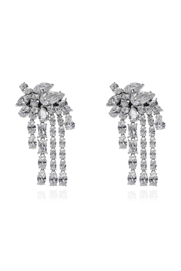 Earrings with shimmering crystals od Self-Portrait