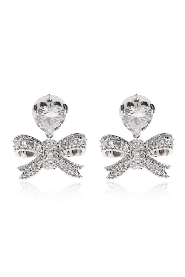 Earrings with shimmering crystals od Self-Portrait