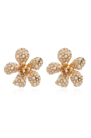Earrings with a floral motif