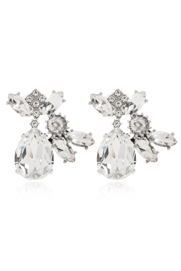 Earrings with sparkling crystals od Self-Portrait