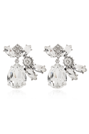 Pendientes con cristales brillantes