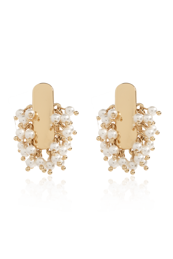 Earrings with glass pearls od Self-Portrait