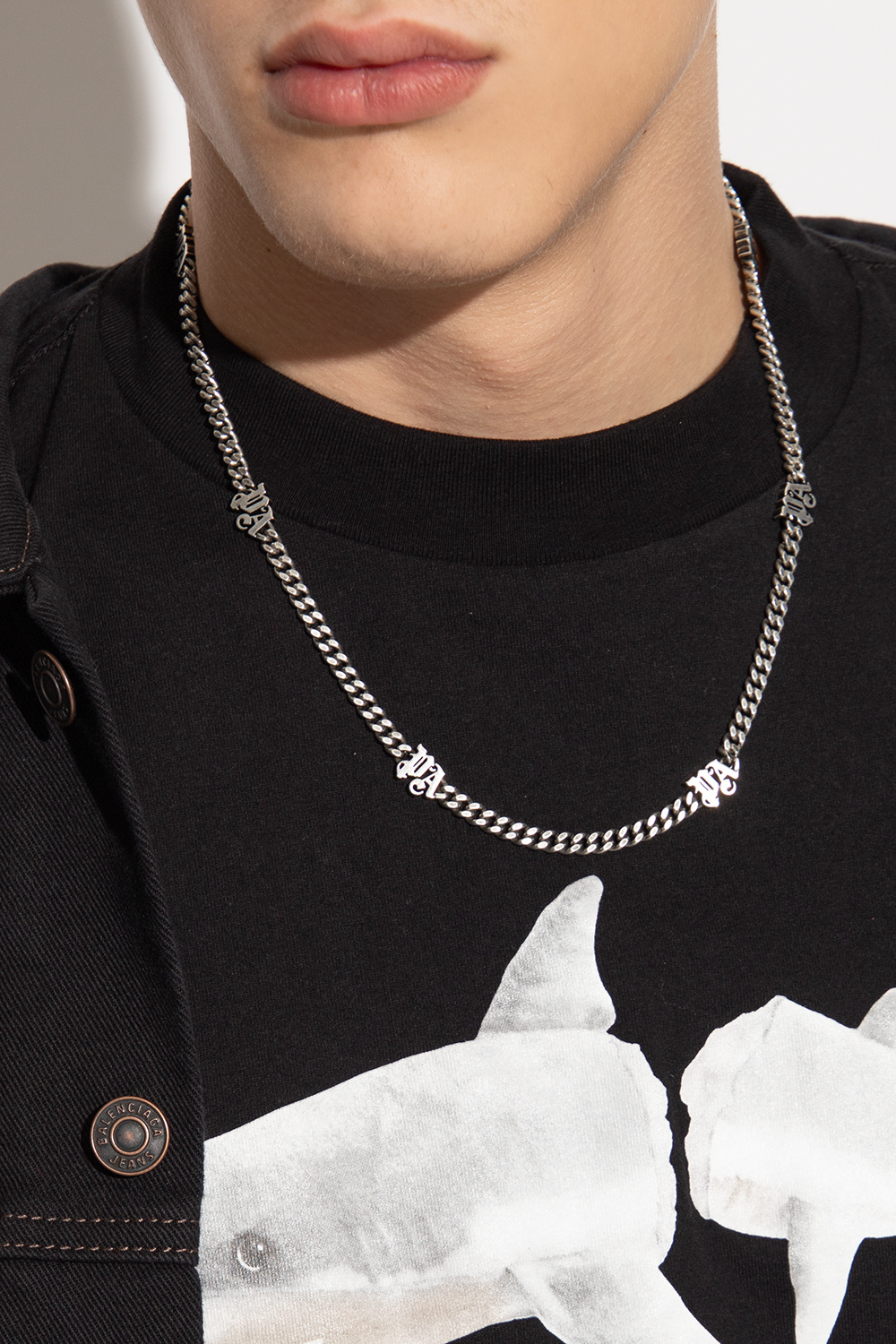 Palm Angels Necklace with logo