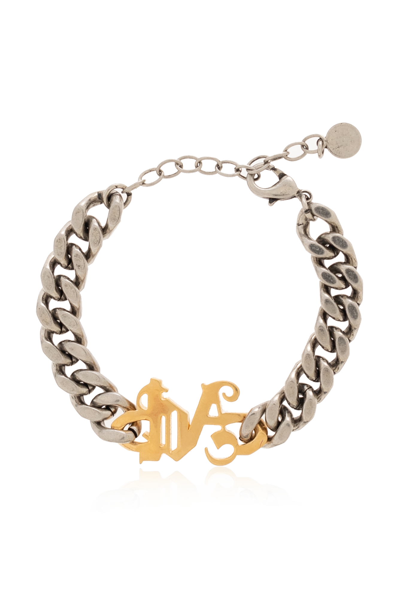 Louis Vuitton Monogram Chain Bracelet, Silver, M (Stock Confirmation Required)