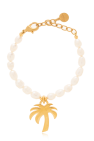 Palm Angels Pearl bracelet with charm