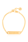 Palm Angels GOLD Bracelet with logo