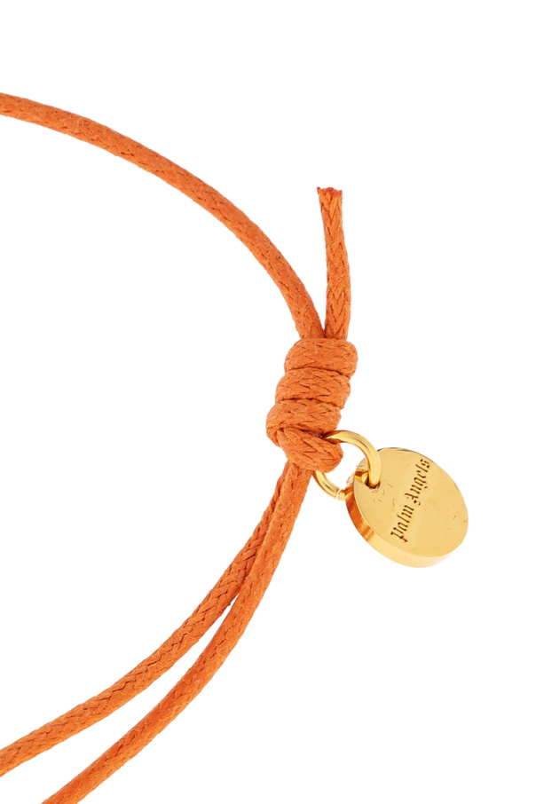 Palm Angels Adjustable bracelet with logo-shaped appliqué
