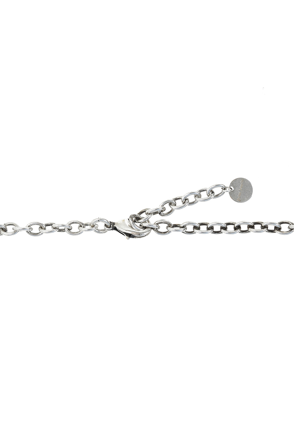 Monogram Chain Ring in silver - Palm Angels® Official