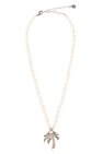 Palm Angels Pearl necklace with charm