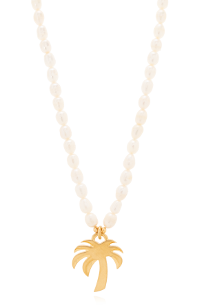 Pearl necklace with charm od Palm Angels