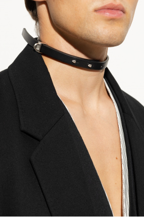 Leather necklace od Rick Owens