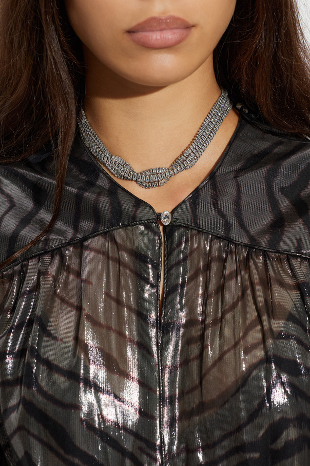 Isabel Marant Choker with shimmering crystals
